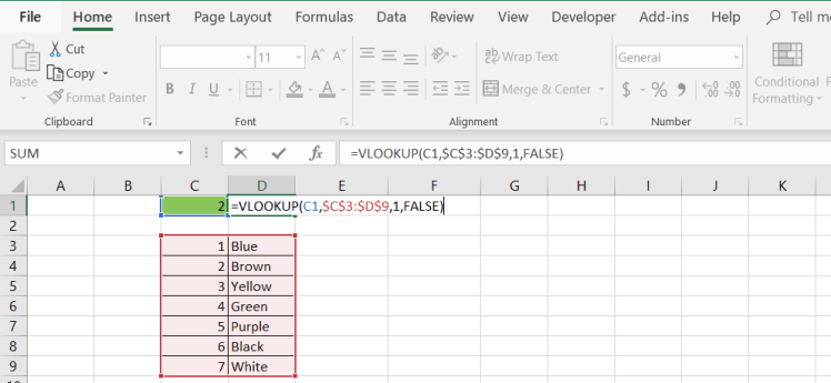 SimpleVLookup